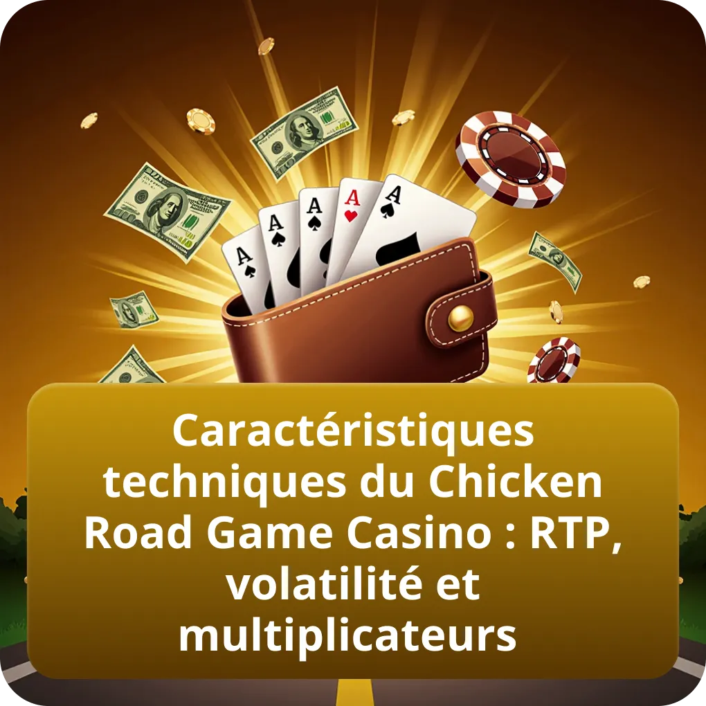 Caractéristiques techniques du Chicken Road Game Casino : RTP, volatilité et multiplicateurs