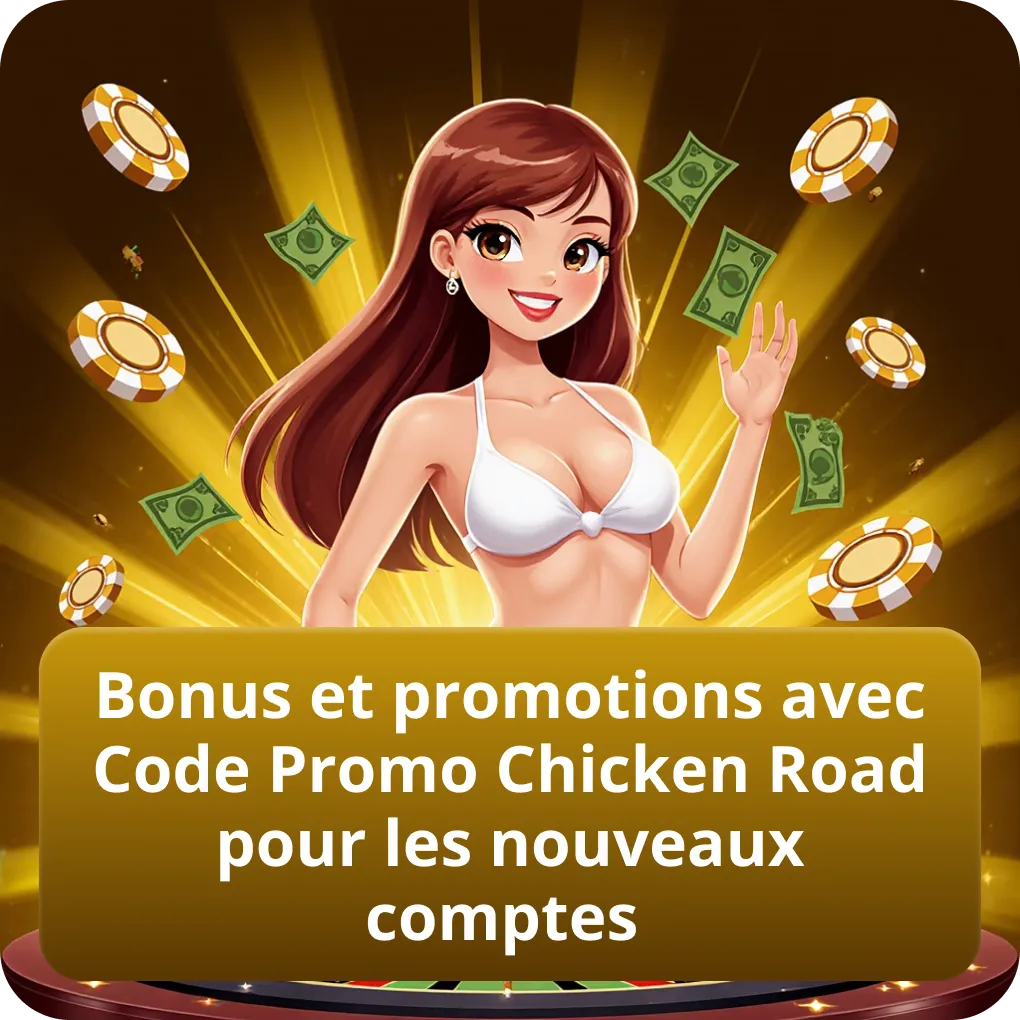 Bonus et promotions avec Code Promo Chicken Road pour les nouveaux comptes