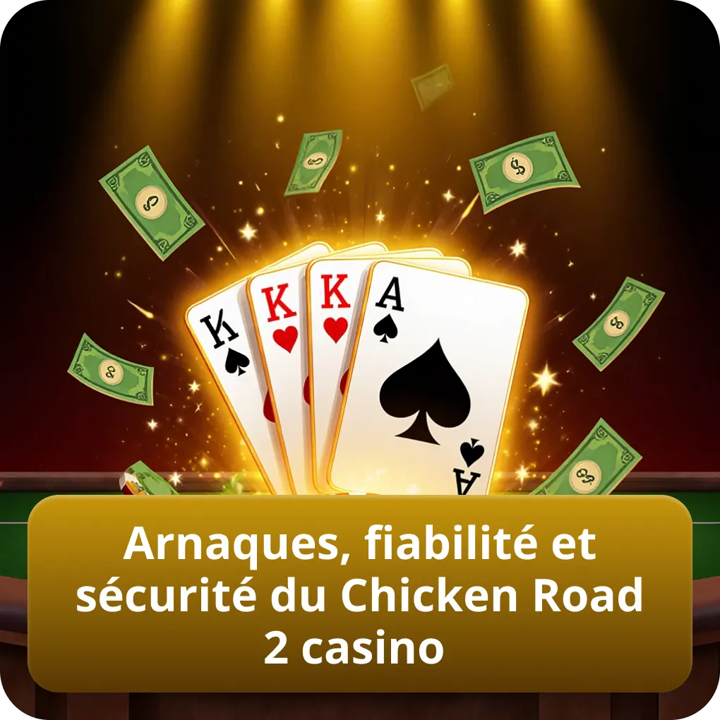 Arnaques, fiabilité et sécurité du Chicken Road 2 casino